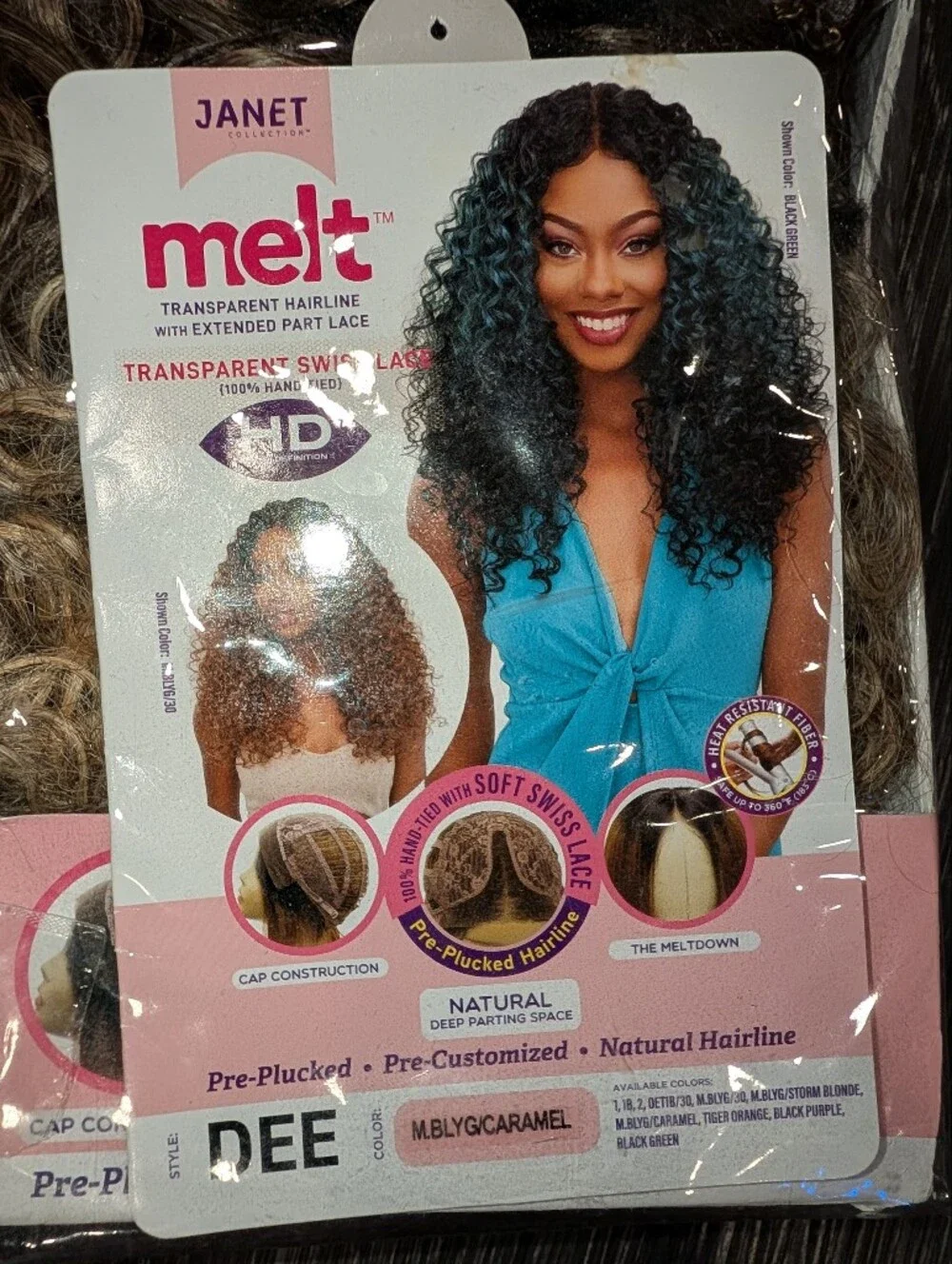 HD Melt Extended Part DEE Lace Front Wig